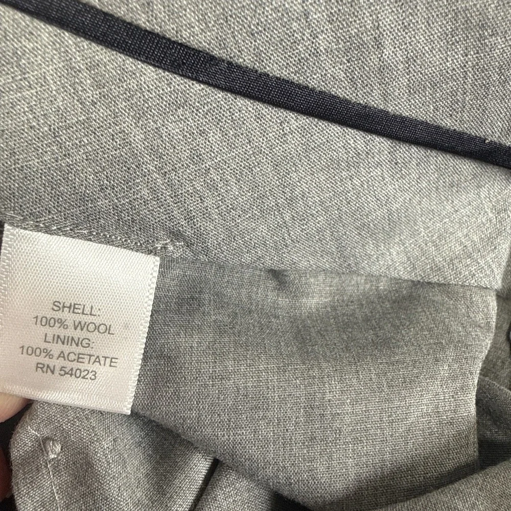 New Banana Republic Wool Suit Pant Mens 35x32 Classic Fit Black MSRP $98.50‎